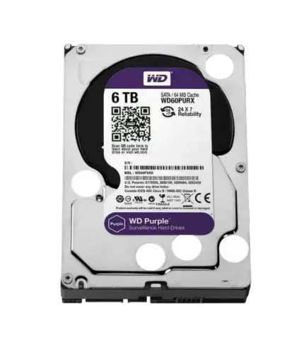هارد ديسك داخلي ويسترن Western Digital Internal Purple - 6TB